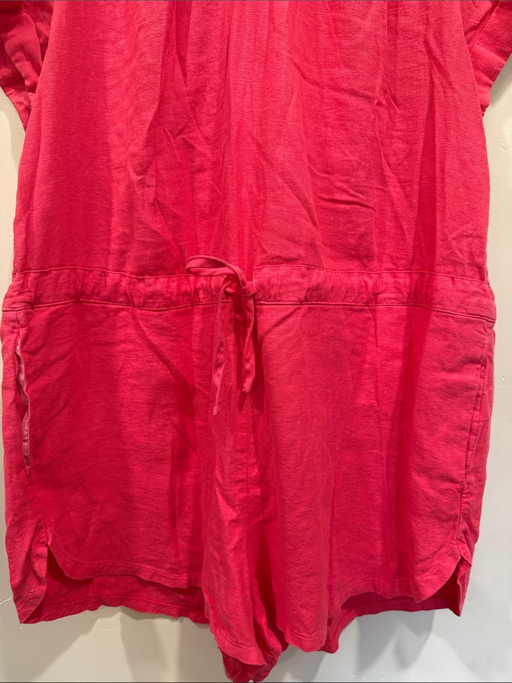 Red Universal Thread Romper - Picture 2 of 4
